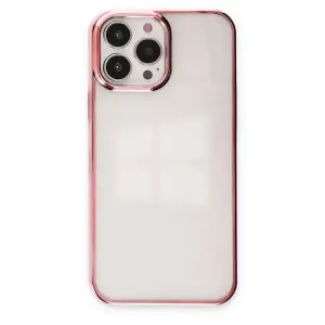Mey İthalat®  iPhone 13 Pro Kılıf Element Silikon - Pembe