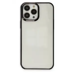 Mey İthalat®  iPhone 13 Pro Kılıf Element Silikon - Siyah