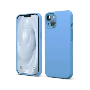 Mey İthalat®  iPhone 14 Kılıf First Silikon - Mavi