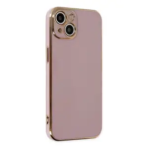 Mey İthalat®   iPhone 14 Kılıf Volet Silikon - Mor