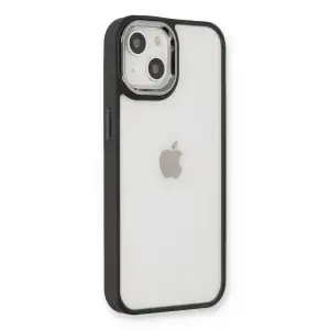 Mey İthalat®   iPhone 14 Plus Kılıf Dora Kapak - Siyah