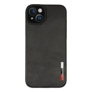 Mey İthalat®   iPhone 14 Plus Kılıf Loop Deri Silikon - Siyah