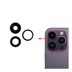 Mey İthalat® iPhone 14 Pro Kamera Camı Seti