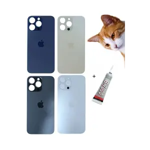Mey İthalat® iPhone 14 PRO MAX Arka Batarya Pil Kapağı DERİN MO