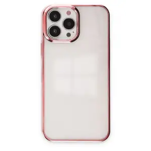 Mey İthalat®   iPhone 14 Pro Max Kılıf Element Silikon - Pembe
