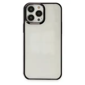 Mey İthalat®   iPhone 14 Pro Max Kılıf Element Silikon - Siyah