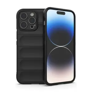 Mey İthalat®   iPhone 14 Pro Max Kılıf Optimum Silikon - Siyah