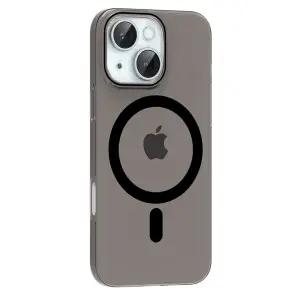 Mey İthalat®   iPhone 15 PC Blank Magsafe Kapak - Siyah