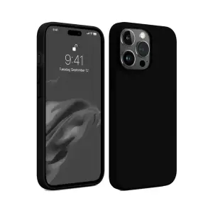 Mey İthalat®   iPhone 15 Pro Kılıf First Silikon - Siyah