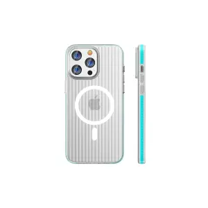 Mey İthalat®   iPhone 15 Pro Max Line Magsafe Kapak - Mavi