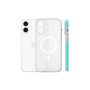 Mey İthalat®   iPhone 16 Line Magsafe Kapak - Mavi