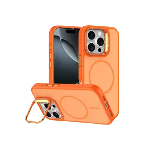 Mey İthalat®   iPhone 16 Pro Max Flexa Magsafe Kapak - Turuncu