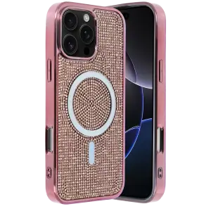 Mey İthalat®   iPhone 16 Pro Max Helen Magsafe Kapak - Pembe