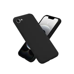 Mey İthalat®  iPhone 16E Kılıf First Silikon - Siyah