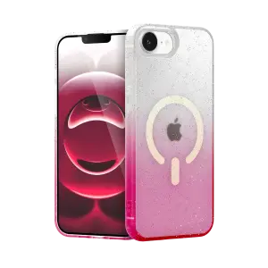 Mey İthalat®   iPhone 16E Pummel Shiny Magsafe Kapak - Pembe