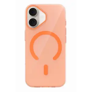 Mey İthalat®   iPhone 17 PC Blank Magsafe Kapak - Turuncu