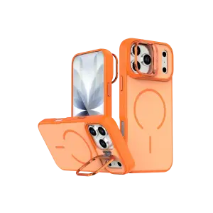 Mey İthalat®   iPhone 17 Pro Flexa Magsafe Kapak - Turuncu