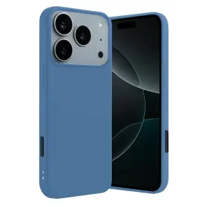Mey İthalat®   iPhone 17 Pro Max First Silikon - Mavi