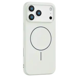 Mey İthalat®   iPhone 17 Pro Max Jully Magsafe Kapak - Beyaz