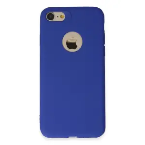 Mey İthalat®   iPhone 7 Kılıf First Silikon - Lacivert