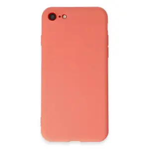 Mey İthalat®   iPhone 7 Kılıf First Silikon - Turuncu