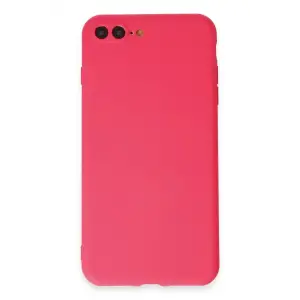 Mey İthalat®  iPhone 7 Plus Kılıf First Silikon - Pembe