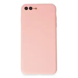 Mey İthalat®  iPhone 7 Plus Kılıf First Silikon - Pudra