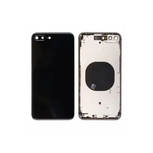 Mey İthalat® iPhone 8 Plus Boş Kasa+Kapak (Siyah)