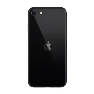 Mey İthalat® iPhone SE 2020 Batarya Pil Kapağı (Siyah)