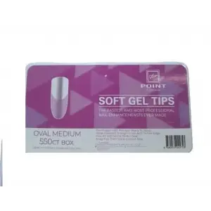 Mey İthalat® Jel Tips Profesyonel Protez Tırnak - 550li Oval Medium