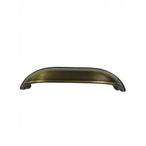 Mey İthalat® Midye 96 mm Antik Sarı Kulp