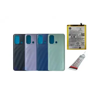 Mey İthalat® REDMİ 12C ARKA BATARYA KAPAĞI ,BATARYA VE B7000 YA