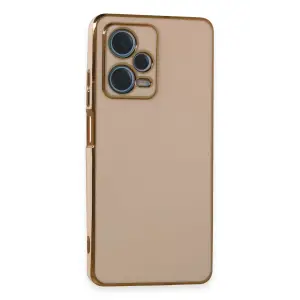 Mey İthalat®   Redmi Note 12 Pro Plus Kılıf Volet Silikon - Pembe