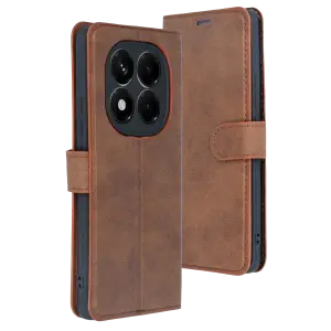 Mey İthalat®   Redmi Note 15 Pro 4G Trend S Plus Kapaklı Kılıf - Taba