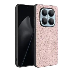 Mey İthalat®   Redmi Note 15 Pro 5G Bright Simli Kapak - Pembe