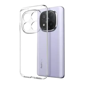 Mey İthalat®   Redmi Note 15 Pro Plus 5G Lüx Şeffaf Silikon - Şeffaf