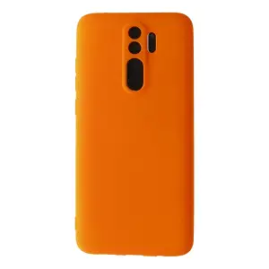 Mey İthalat®  Redmi Note 8 Pro Kılıf First Silikon - Turuncu