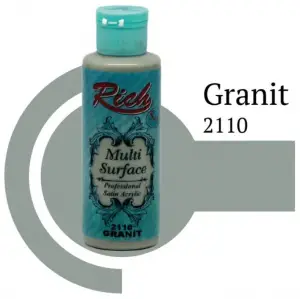 Mey İthalat® Rich Multi Surface 2110 Granit Akrilik Boya 120 cc
