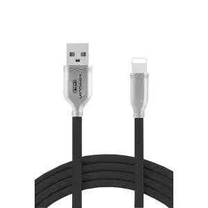 Mey İthalat®  S48 Lightning Kablo iphone Uyumlu 1M 3A - Siyah