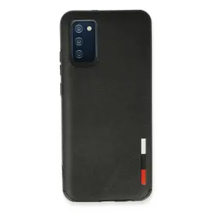 Mey İthalat®  Samsung Galaxy A03S Kılıf Loop Deri Silikon - Siyah