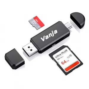 Micro USB OTG Adaptör ve USB 2.0 Taşınabilir Sdxc Sdhc SD Mmc RS-Mmc Micro Sdxc Micro SD Micro Sdhc Kart Okuyucu