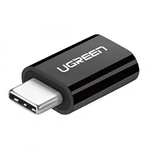 Micro USB - Type-C Dönüştürücü Adaptör, Siyah