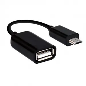 Micro USB - USB OTG dönüştürücü kablo, klavye, mouse ve flash bağlantısı
