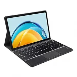 Microcase Samsung Galaxy Tab A9 Plus SM-X210 11 inch Tablet Bluetooth Touchpad Klavye + Standlı Suni Deri Kılıf -BKK5