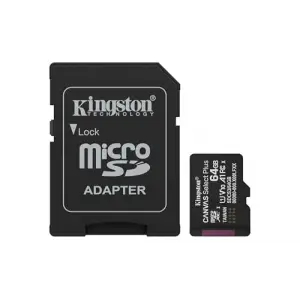 microSDXC, 64GB — Canvas Select Plus Gen3 100MB/s A1 Card + Adapter