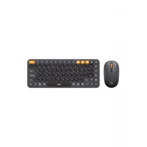 MK350 Creator Pro Combo Sessiz 3 Kanallı Bluetooth + 2.4G Wireless Türkçe Q Klavye Mouse Seti (Grafit Gri)