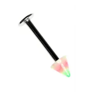 Moulin Labret Stud Çelik Spike Piercing TDGR00918