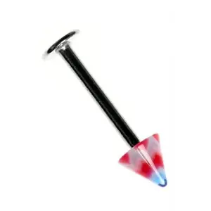 Moulin Labret Stud Çelik Spike Piercing TDGR00919