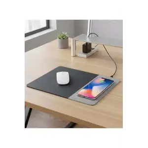Mouse, Wireless Şarj Pad, Gri