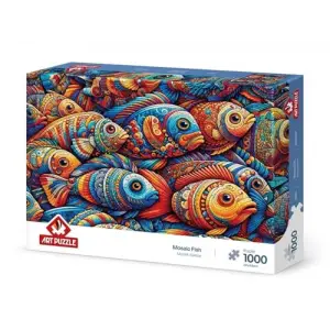 Mozaik Balıklar 1000 Parça Puzzle